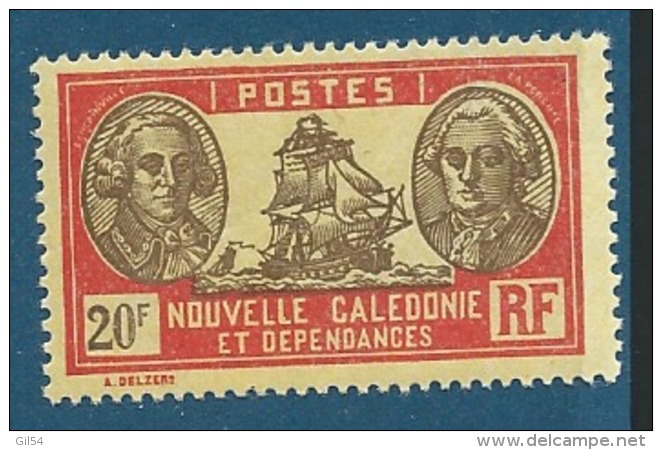 Nouvelle Calédonie  - -  N° 161 *  Légère  Cw1116 - Unused Stamps