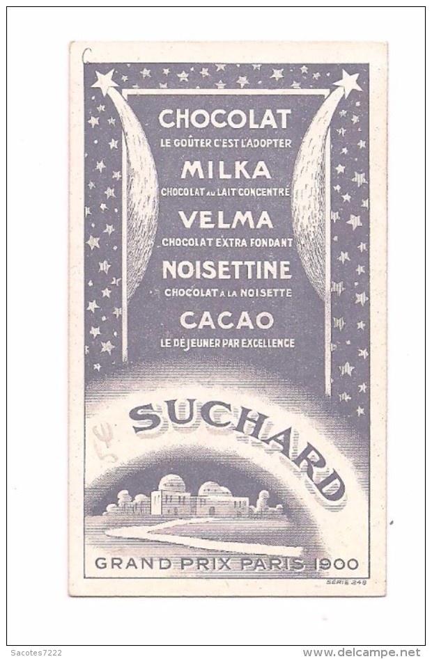 CHROMO  CHOCOLAT SUCHARD  LES  SAISONS - LE SOLSTICE D'ETE  - - Suchard