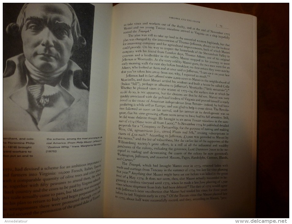 1989 A History of Wine in America from the beginnings to Prohibition  (Thomas Pinney)