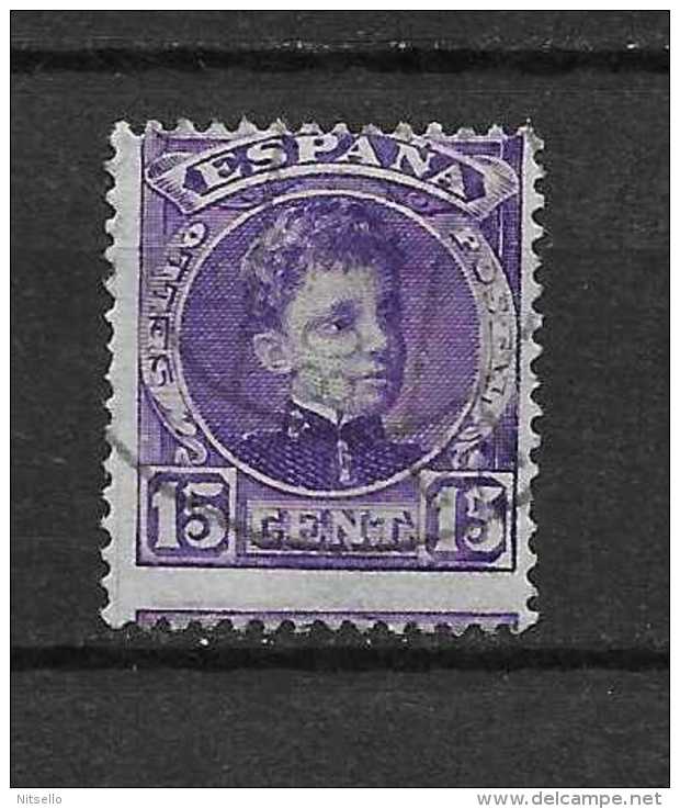 LOTE  2238 C  ///  ESPAÑA 1901-1905 - ALFONSO XIII TIPO CADETE - 15 CTMOS  //  EDIFIL Nº 246 DENTADO DESPLAZADO - Usados