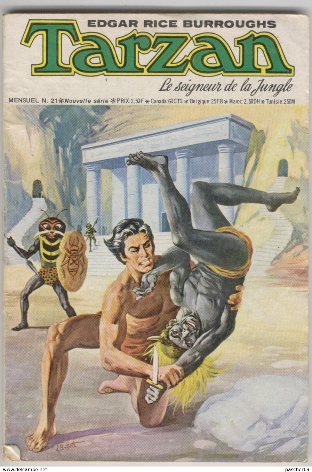 TARZAN Le Seigneur De La Jungle N° 21 *** 1974 *** ( 4 Scans)  // 154 - Tarzan