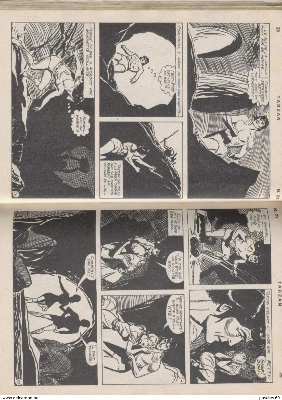 TARZAN Le Seigneur De La Jungle N° 21 *** 1974 *** ( 4 Scans)  // 154 - Tarzan