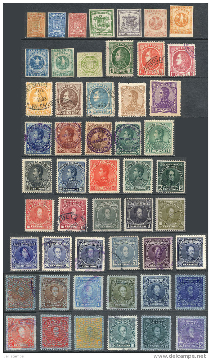 Interesting Lot Of Old Stamps, Used Or Mint (some Can Be Without Gum), Most Of Fine Quality (some Can Have Minor... - Venezuela