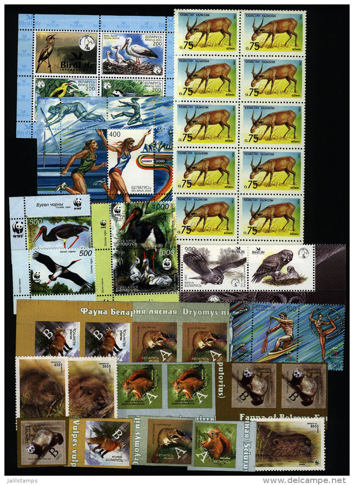 39 Souvenir Sheets And Several Stamps, All VERY THEMATIC, Of Countries Under Sovier Control, MNH, Excellent... - Vrac (max 999 Timbres)