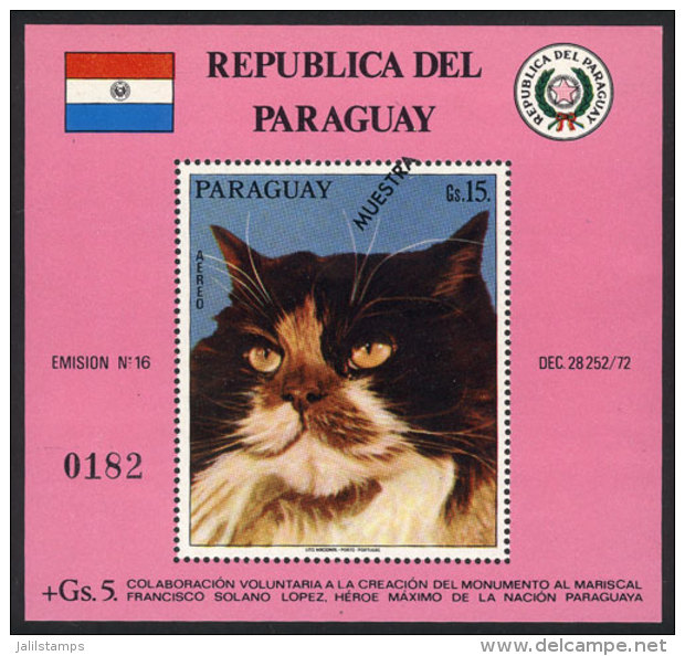 Circa 1974, 15G. Cat, With MUESTRA Overprint, MNH, VF Quality! - Paraguay
