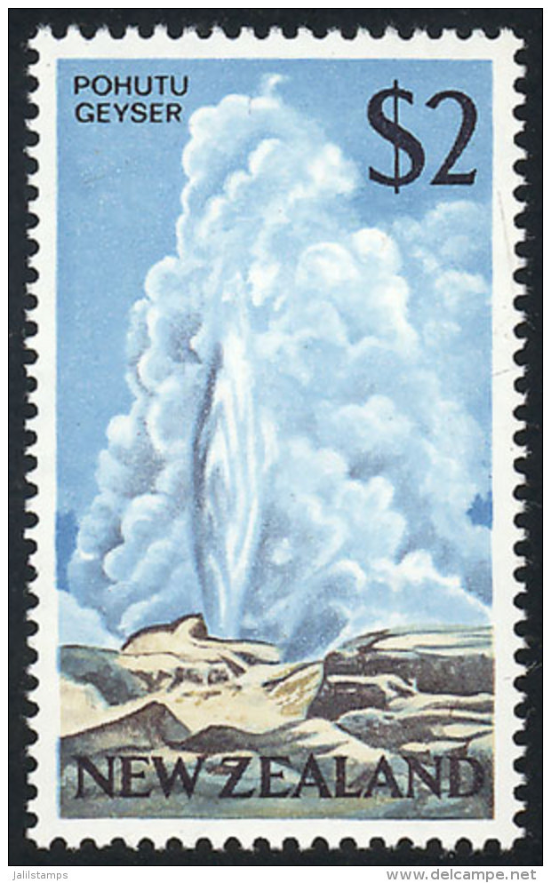 Sc.404, 1967/70 2$ Pohutu Geyser, High Value Of The Set, MNH, VF Quality! - Autres & Non Classés