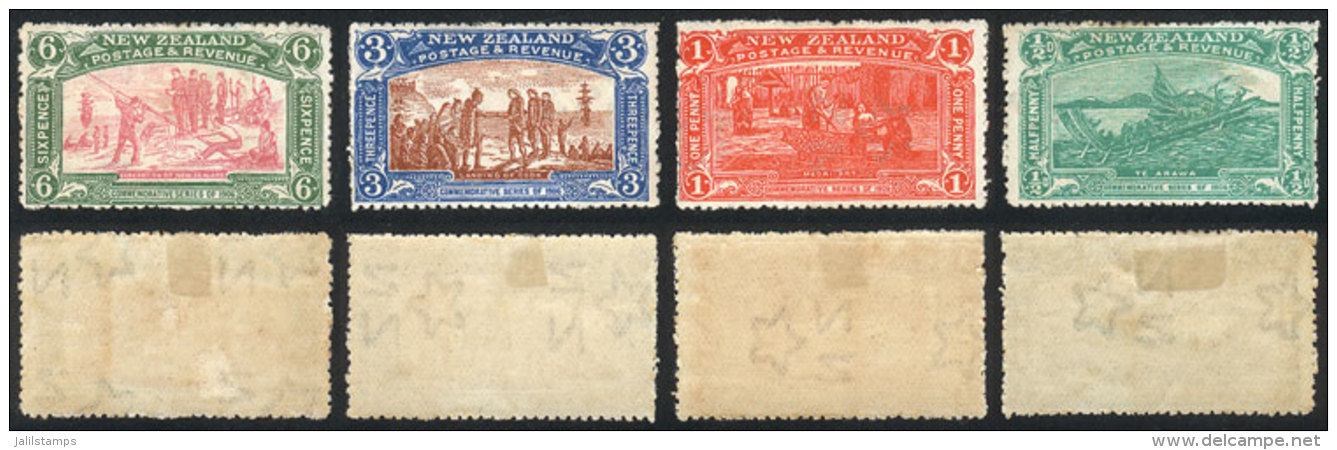 Sc.122/125, 1906 Complete Set Of 4 Mint Values, Fine Quality (gum With Some Minor Defect), Catalog Value US$335. - Autres & Non Classés