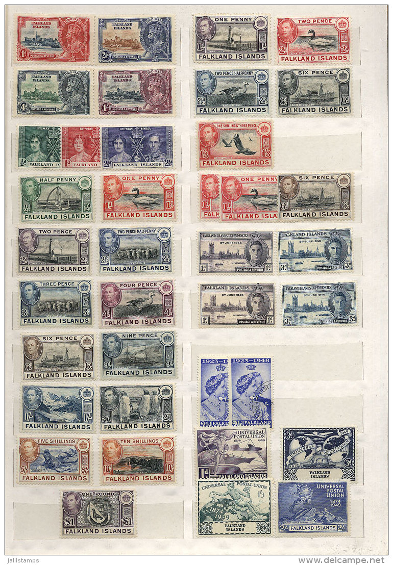 Stock Of Good Stamps, Most MNH (some Sets Of The Earlier Issues Are Lightly Hinged), General Quality Is Apparently... - Falkland