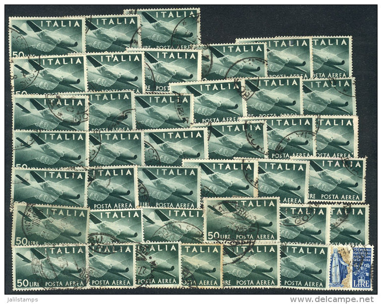 Yvert 120, 40 Used Stamps Of Fine To Very Fine Quality, Catalog Value Euros 440. - Non Classés