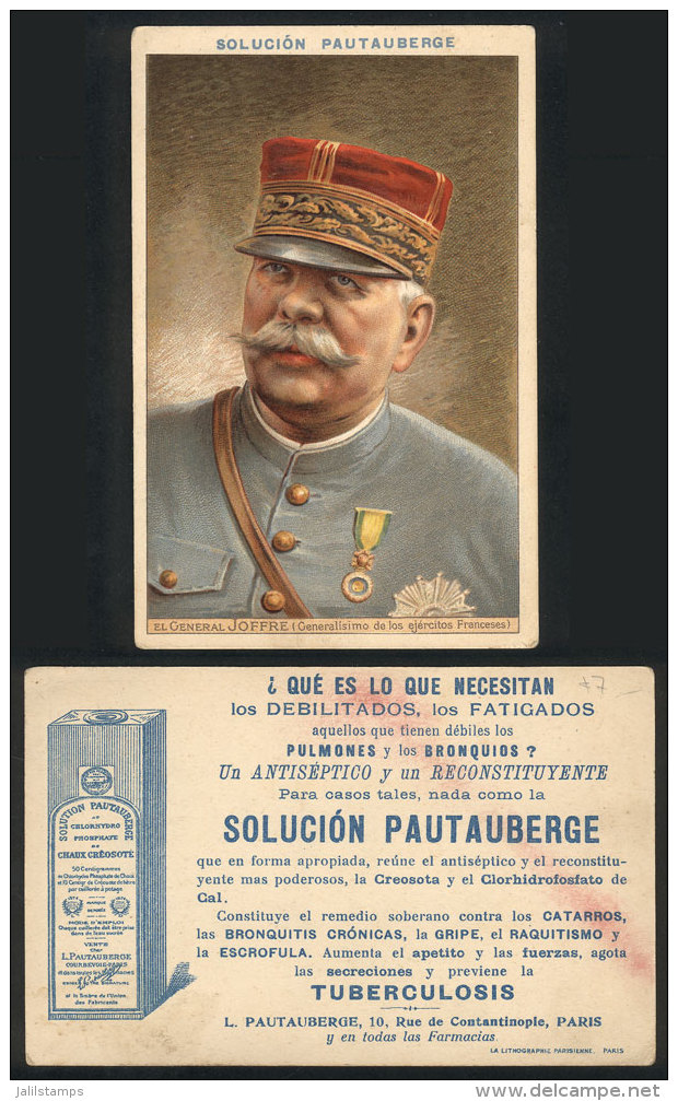 Pautauberge Solution (medicine), Very Nice Advertising PC (to Be Used In Argentina) - Autres & Non Classés