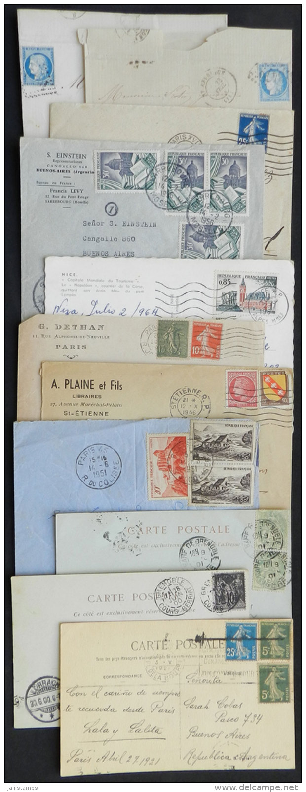 Lot Of 22 Covers And Cards, Varied Periods, Fine General Quality! - Autres & Non Classés