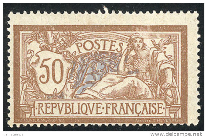 Sc.123, 1900/29 50c. Bistre And Gray, Mint Very Lightly Hinged, VF Quality, Catalog Value US$100. - Sonstige & Ohne Zuordnung