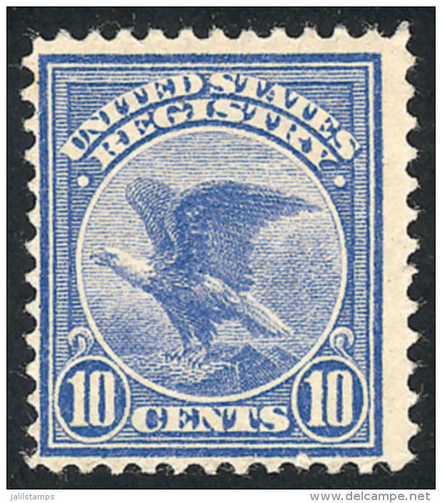 Sc.F1, 1911 Eagle 10c. Blue, MNH, Very Fine Quality, Catalog Value US$175 - Express & Einschreiben