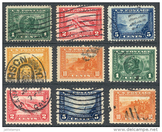 Sc.397/400A + 401/404, 1913/15 Panamá-Pacific Exposition, Complete Sets In Both Perforations, VF Quality,... - Ungebraucht