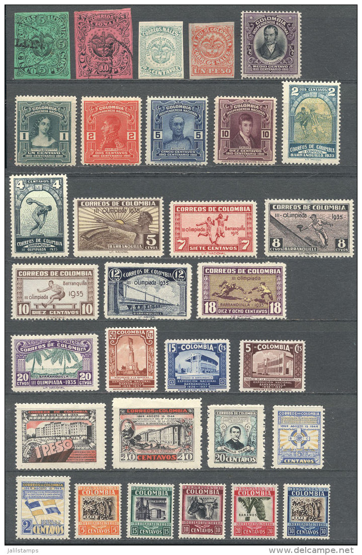 Lot Of Interesting Stamps And Sets, Most Of Fine To VF Quality (few With Small Faults), Scott Catalog Value... - Kolumbien
