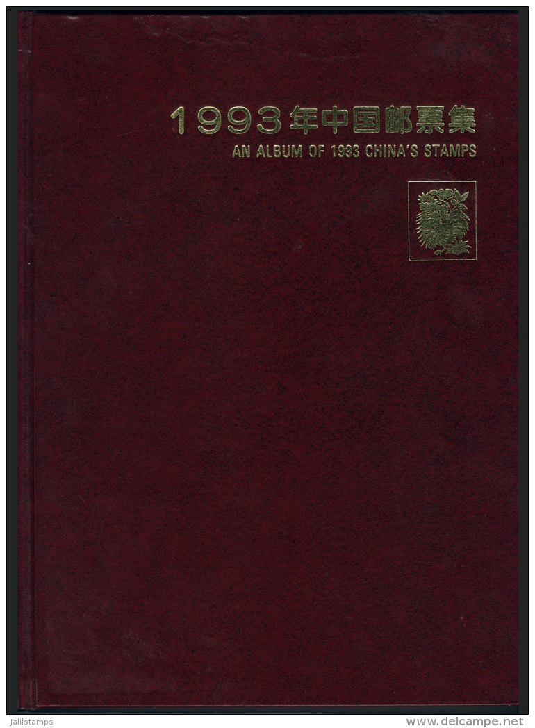 Album With Stamps Issued In The Year 1993, VF General Quality, Scott Catalog Value US$33+ - Collections, Lots & Séries