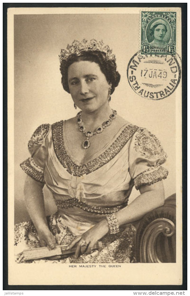Queen Elizabeth The Queen Mother, Maximum Card Of JA/1949, VF Quality - Maximumkarten (MC)