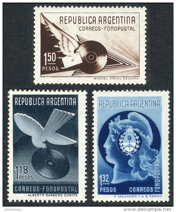 GJ.836/8, 1939 Fonopost, Complete Set Of 3 Values Of VF Quality, Catalog Value US$75. - Sonstige & Ohne Zuordnung