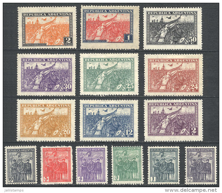 GJ.683/690, 1930 Revolution, 12c. To 2P. + Some Low Values, Fine To VF Quality, Catalog Value US$100+ - Autres & Non Classés