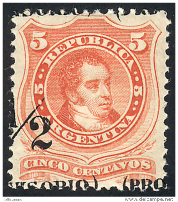 GJ.59, With Variety: Very Shifted Overprint, Excellent Quality! - Autres & Non Classés