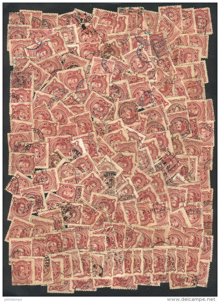 GJ.54, 54A Or 54B, Lot Of More Than 440 Used Stamps, General Quality Is Fine To VF, With A Wide Rage Of Cancels,... - Autres & Non Classés