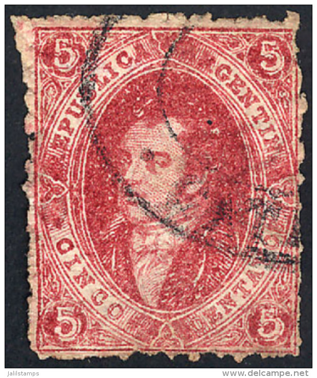 GJ.26, 5th Printing, Dry Impression Variety (hollow Font), Very Fine Quality! - Ungebraucht