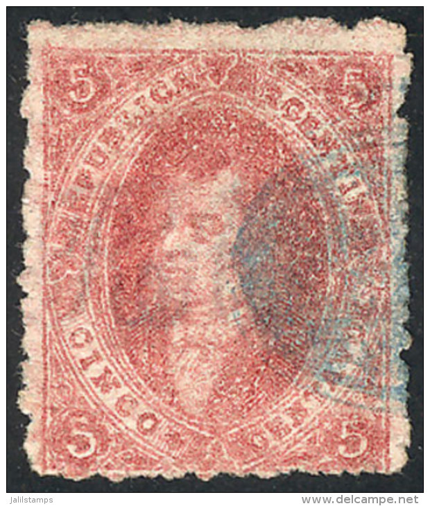 GJ.25, 4th Printing, Superb Example With Extremely Rare Cancel, Possibly Of Private Origin (mark For Wax Seal?),... - Gebraucht