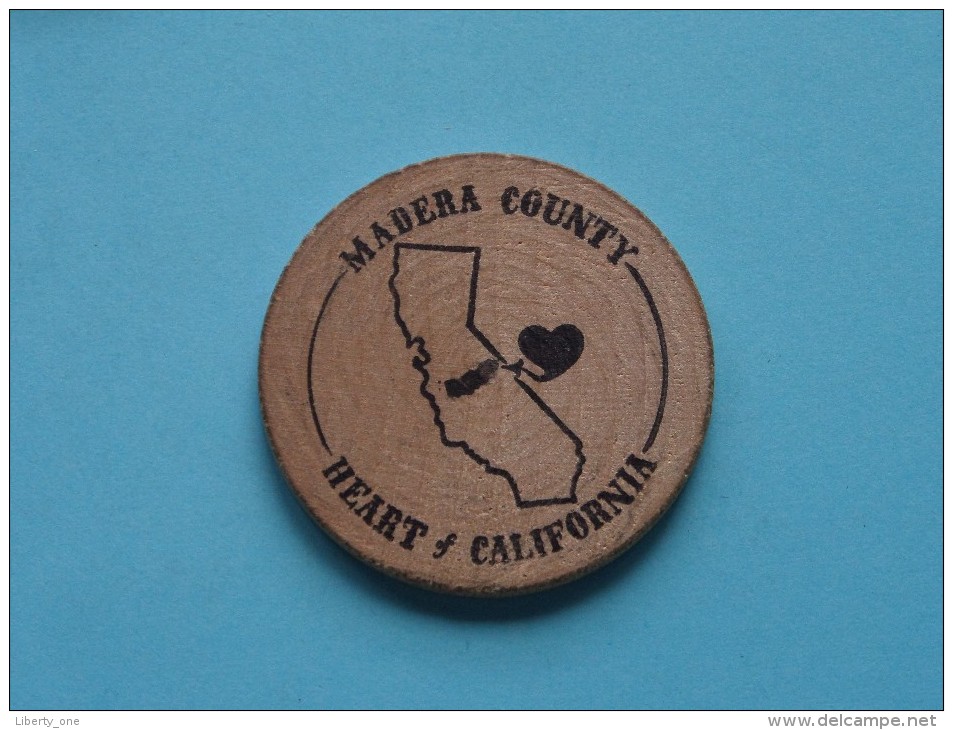 MADERA COUNTY - DIAMOND JUBILEE 1893 - 1968 California ( Wood ) ( Please See Photo ) !! - Altri & Non Classificati