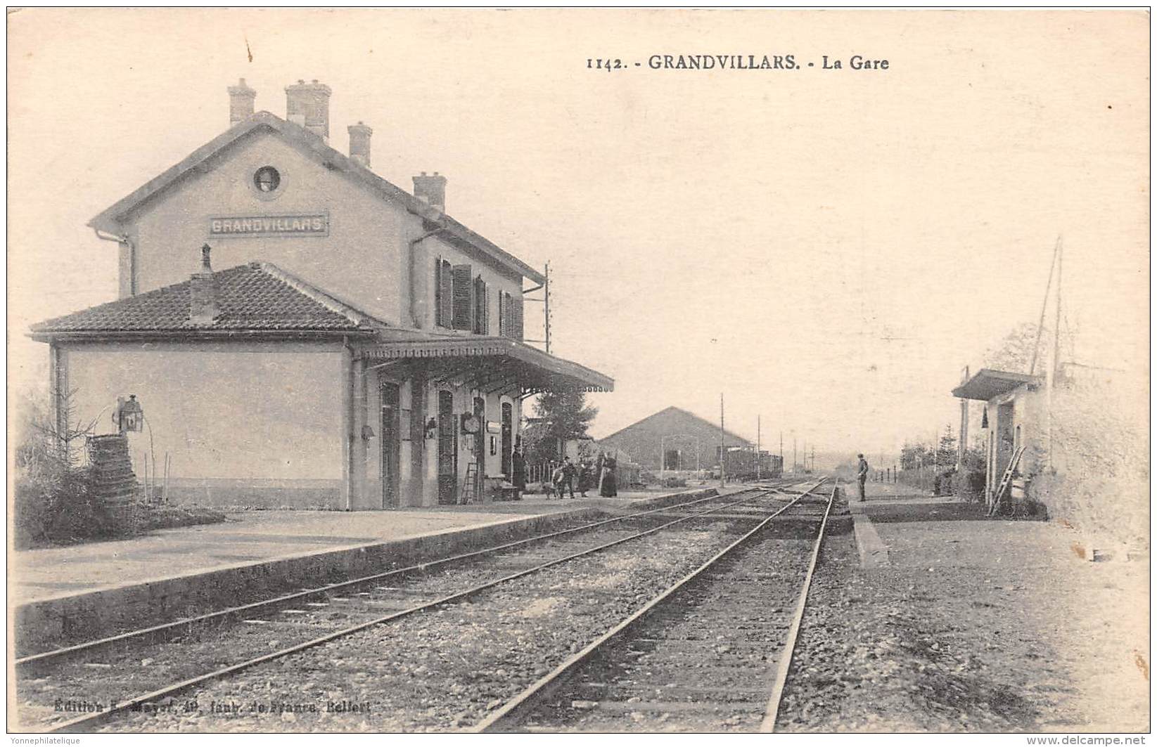 90 - Territoire De Belfort - Grandvillars - Gare - Ligne Belfort à Delle - Grandvillars