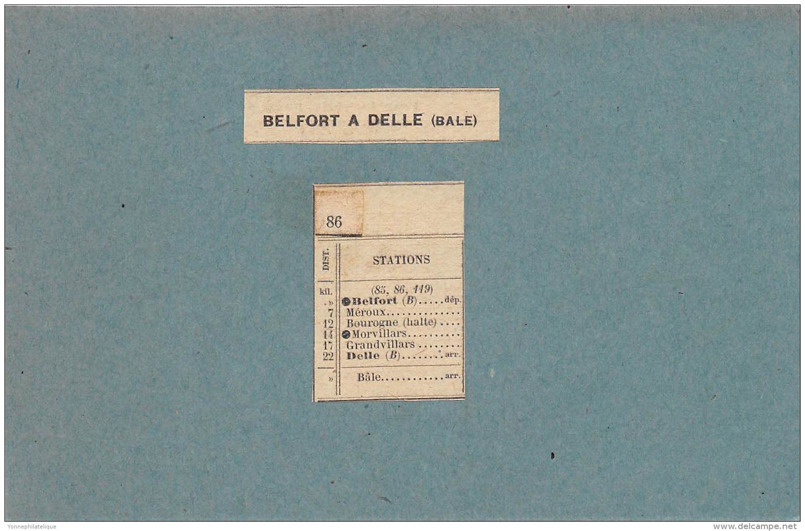 90 - Territoire De Belfort - Grandvillars - Gare - Ligne Belfort à Delle - Grandvillars