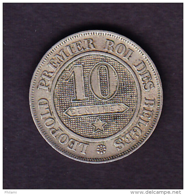 BELGIUM MORIN CAT N° 136 SUP+ 1864  (A63) - 10 Centimes