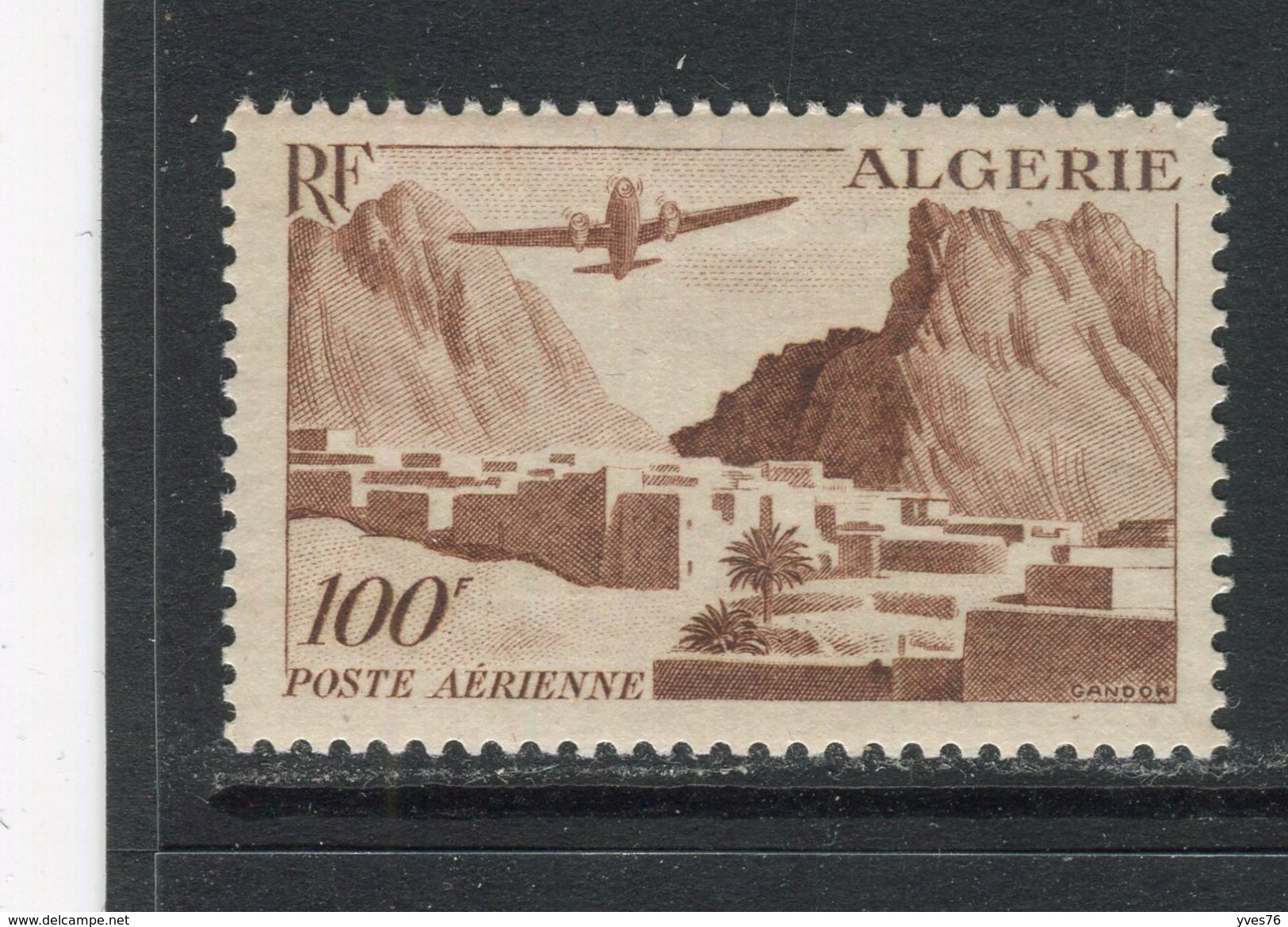 ALGERIE - Y&T Poste Aérienne N° 10* - Gorges D'El Kantara - Luchtpost