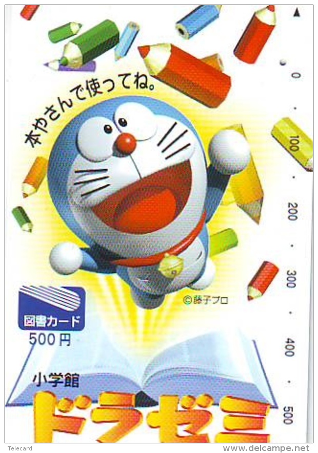 Télécarte Japon * MANGA * Chat * DORAEMON (448) Cinéma Animé CAT Japan PHONECARD * MOVIE FILM * TK Cartoon - Comics