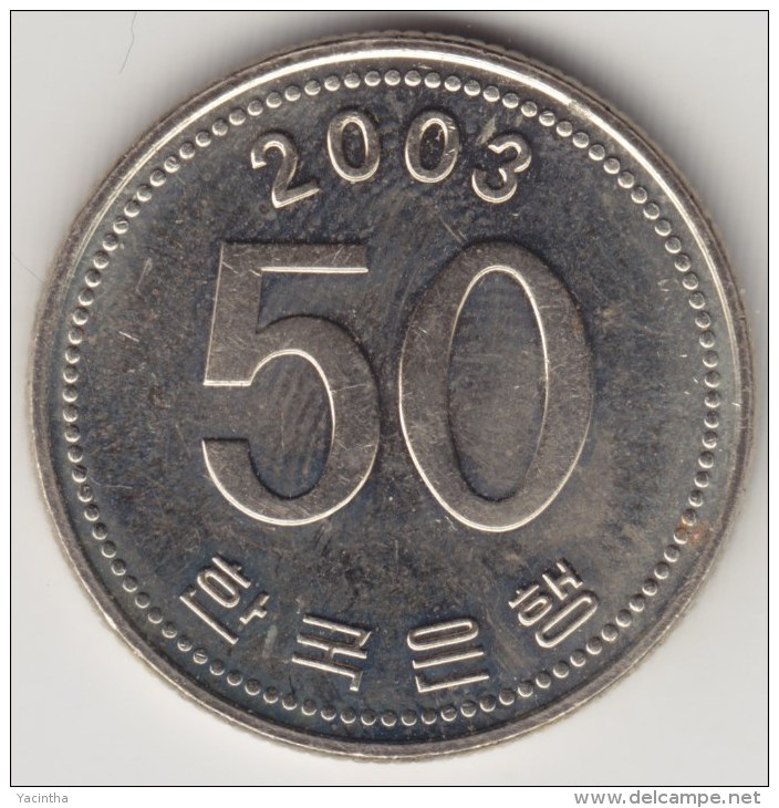 @Y@     Zuid Korea  50 Won  2003  UNC    (4042) - Korea (Süd-)