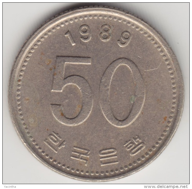 @Y@     Zuid Korea  50 Won  1989    (4043) - Korea (Zuid)