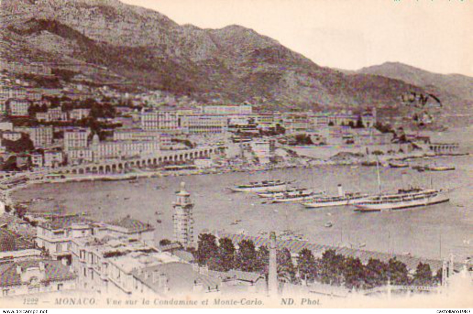 MONACO - Vue Sur La Condamine Et Monte-Carlo - Petit Format - La Condamine