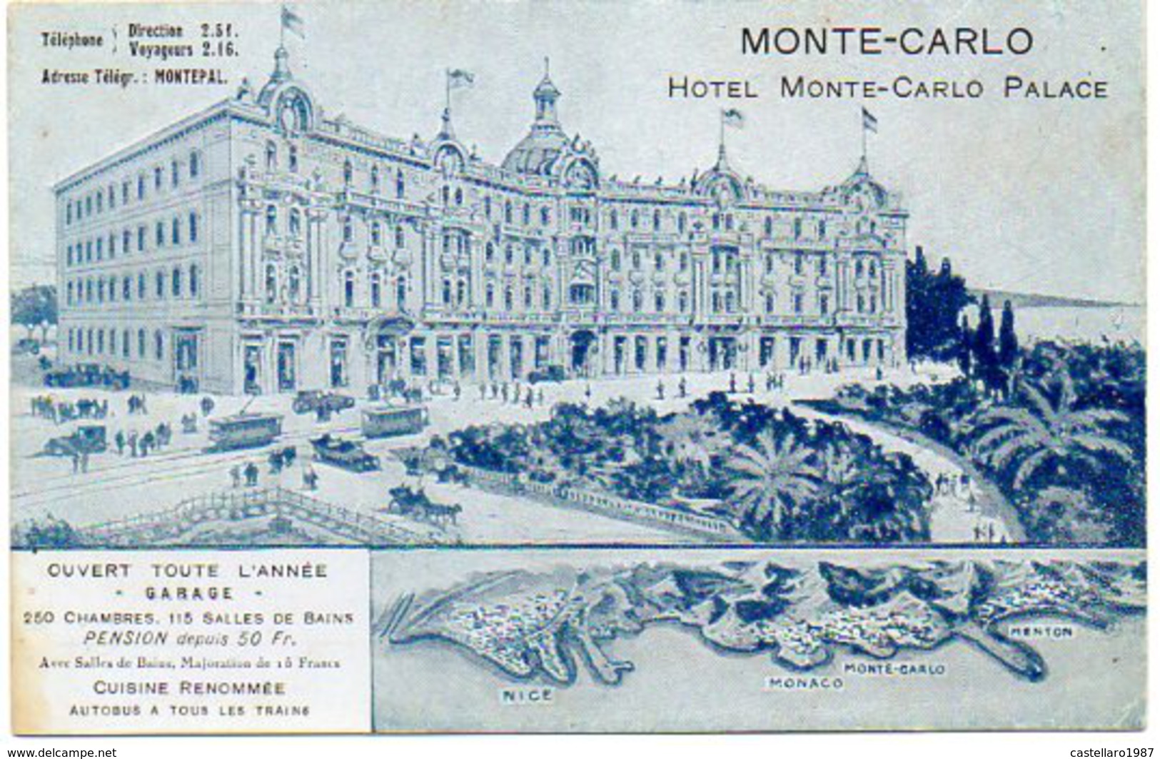 MONTE-CARLO - Hotel Monte-Carlo Palace - Petit Format - Hôtels