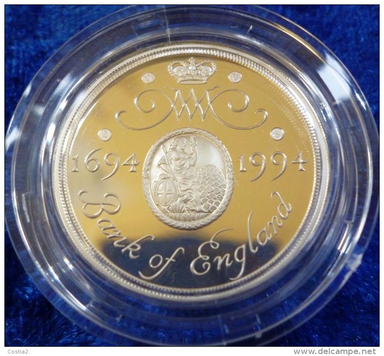 1994 Royal Mint Silver Proof £2 Two Pounds Bank Of England Original Box - 2 Pounds