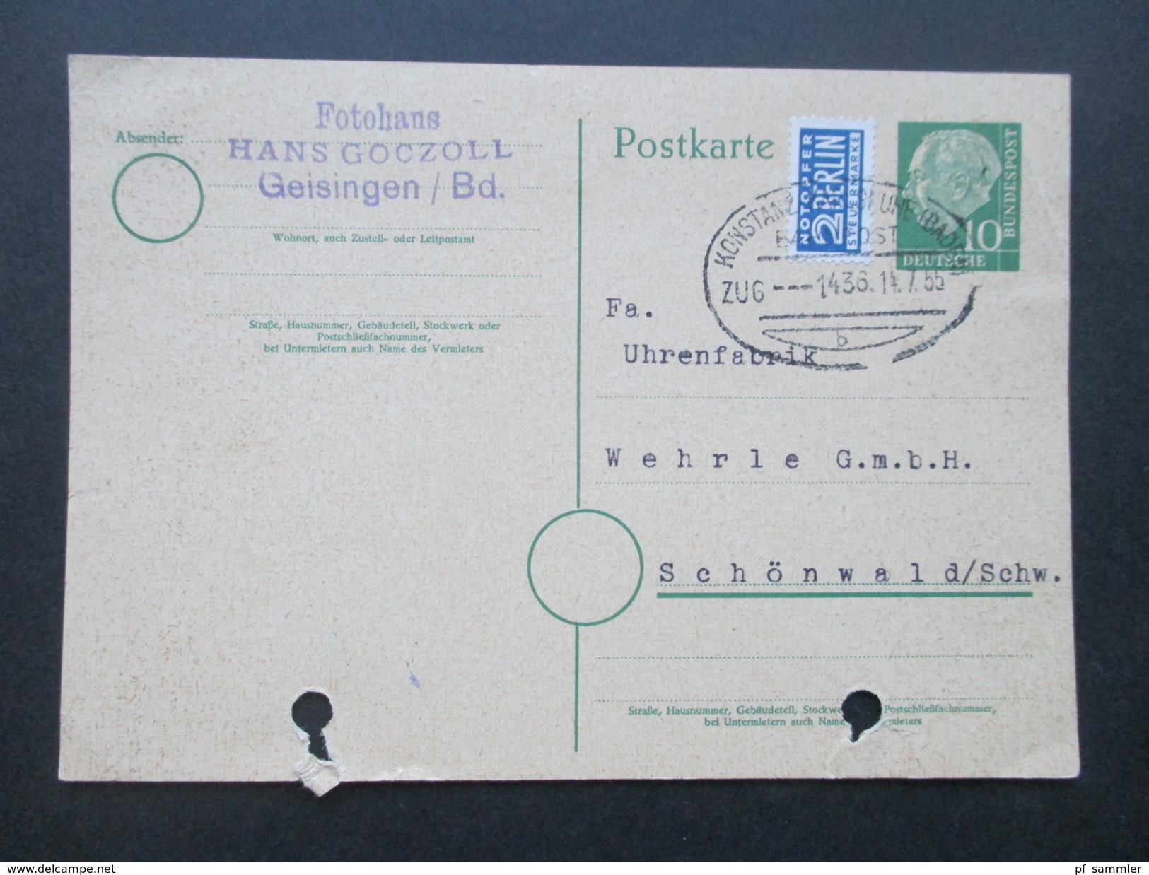 Bahnpost Deutsches Reich - Bund 8 Karten / Belege! Verschiedene Züge! Interessant??!! - Collections