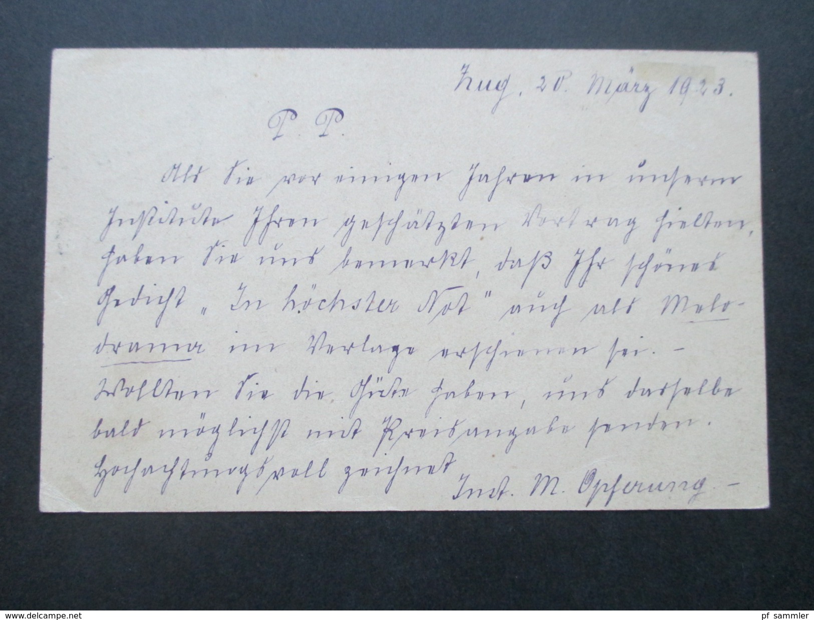 Schweiz 1922 / 23 Ganzsachen An Den Deutschen Schriftsteller Hans Eschelbach (Bonn) Social Philately!! - Ecrivains