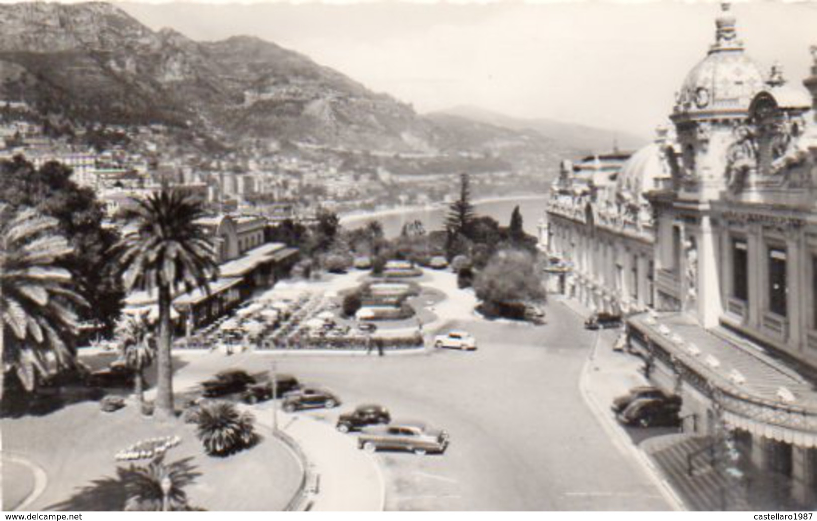 La Côte D'Azur - MONTE-CARLO - Vue D'Ensemble Casino Et Cafè De Paris - Petit Format - Bars & Restaurants