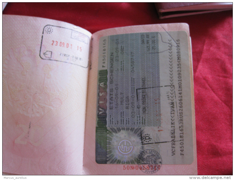 Russia Obselete Passport / Passeport / Reisepass / Pasaporte / Passaporto - Historische Dokumente