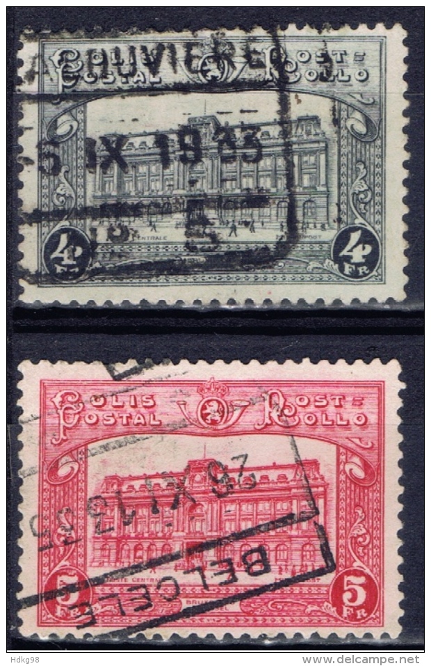 B+ Belgien 1929 Mi 4-5 Postpaketmarken - Reisgoedzegels [BA]