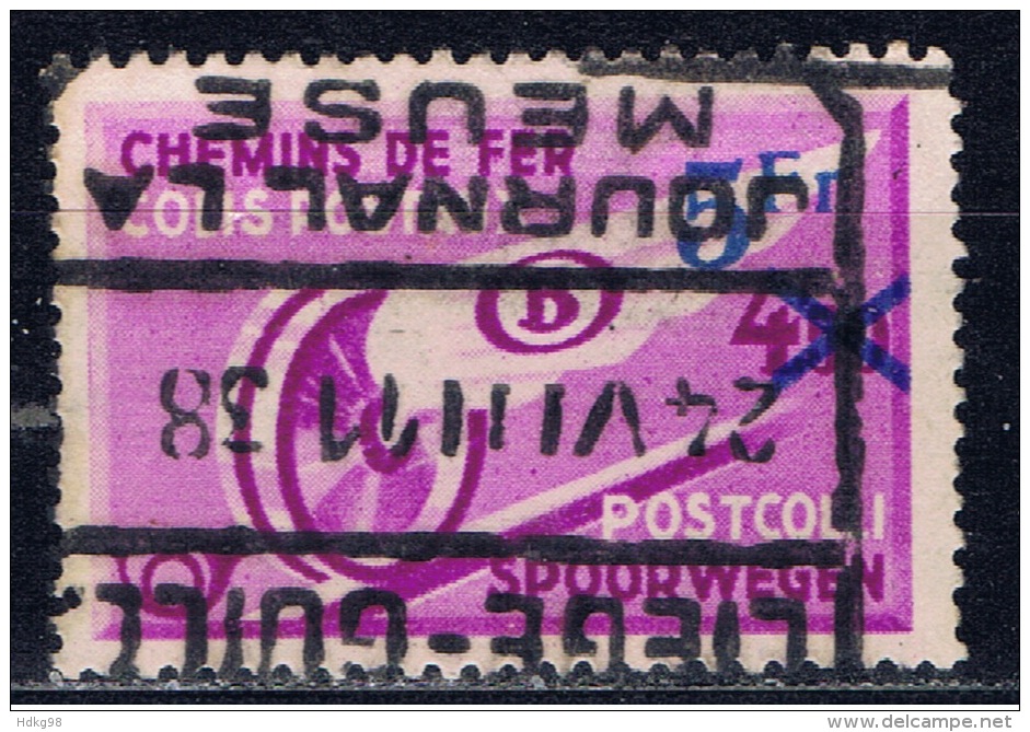 B+ Belgien 1938 Mi 12 Postpaketmarke - Gepäck [BA]