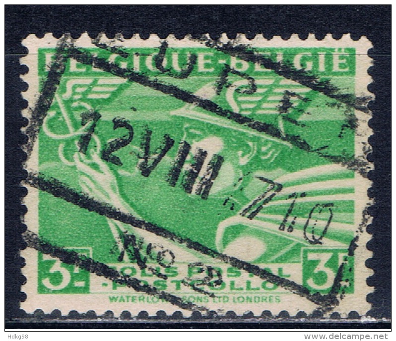 B+ Belgien 1945 Mi 15 II Postpaketmarke - Gepäck [BA]