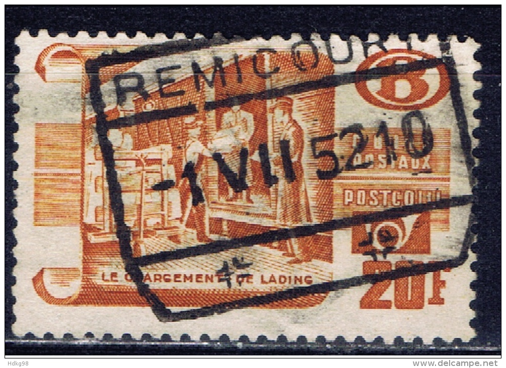 B+ Belgien 1950 Mi 31 37 Postpaketmarken - Luggage [BA]