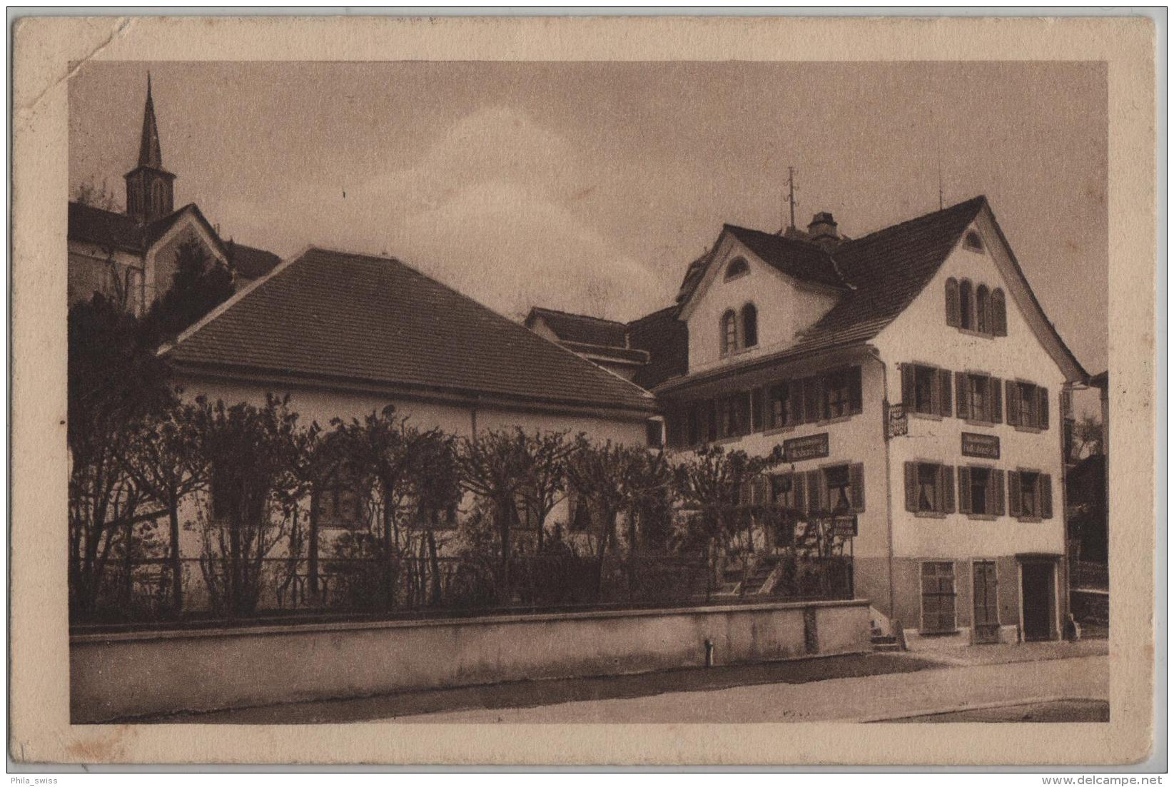 Schweizer Verband - Volksdienst Alkoholfreies Volkshaus Z. Au Langnau A.A. - Photoglob V 06041 - Langnau Am Albis 