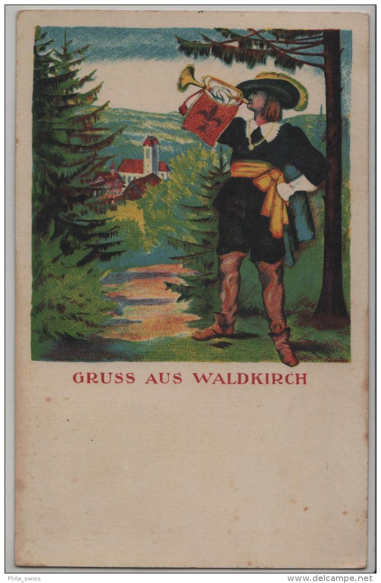 Gruss Aus Waldkirch (St. Gallen) Litho - Saint-Gall