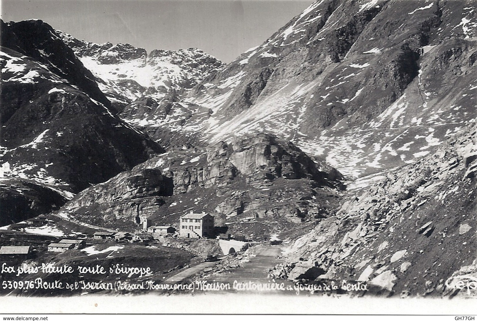 Route De L'Iseran, Maison Cantonnière CPA - Bonneval Sur Arc