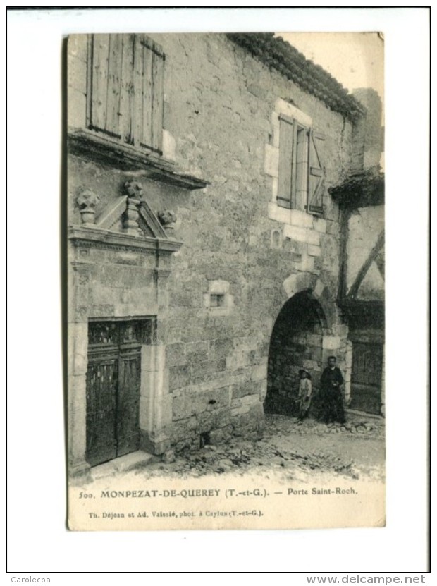 CP -MONTPEZAT DE QUEREY  (82) PORTE SAINT ROCH - Montpezat De Quercy